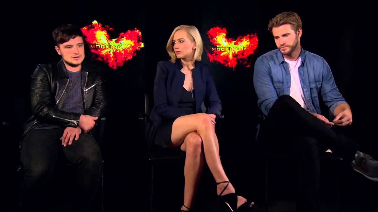 The Hunger Games: Mockingjay Part 2: Jennifer Lawrence, Josh Hutcherson Interview Liam Hemsworth