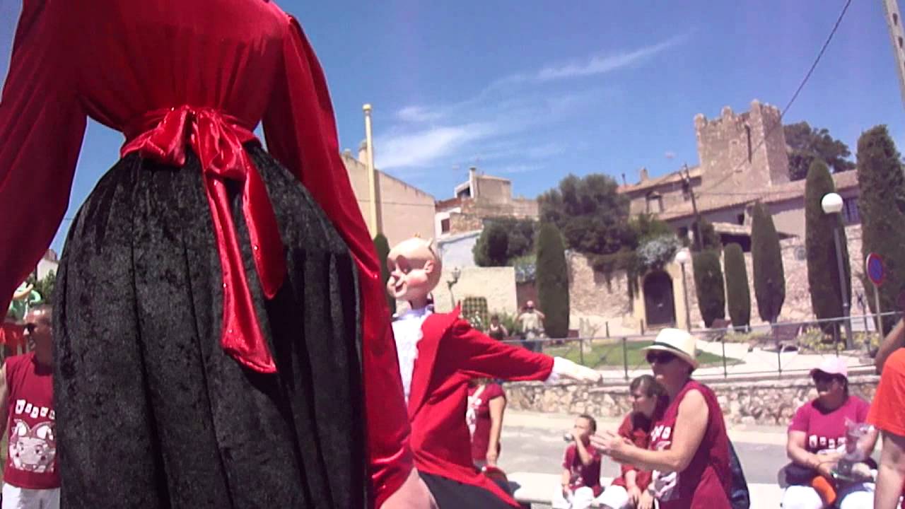 Ball conjunt de gegants a Creixell 29-06-13