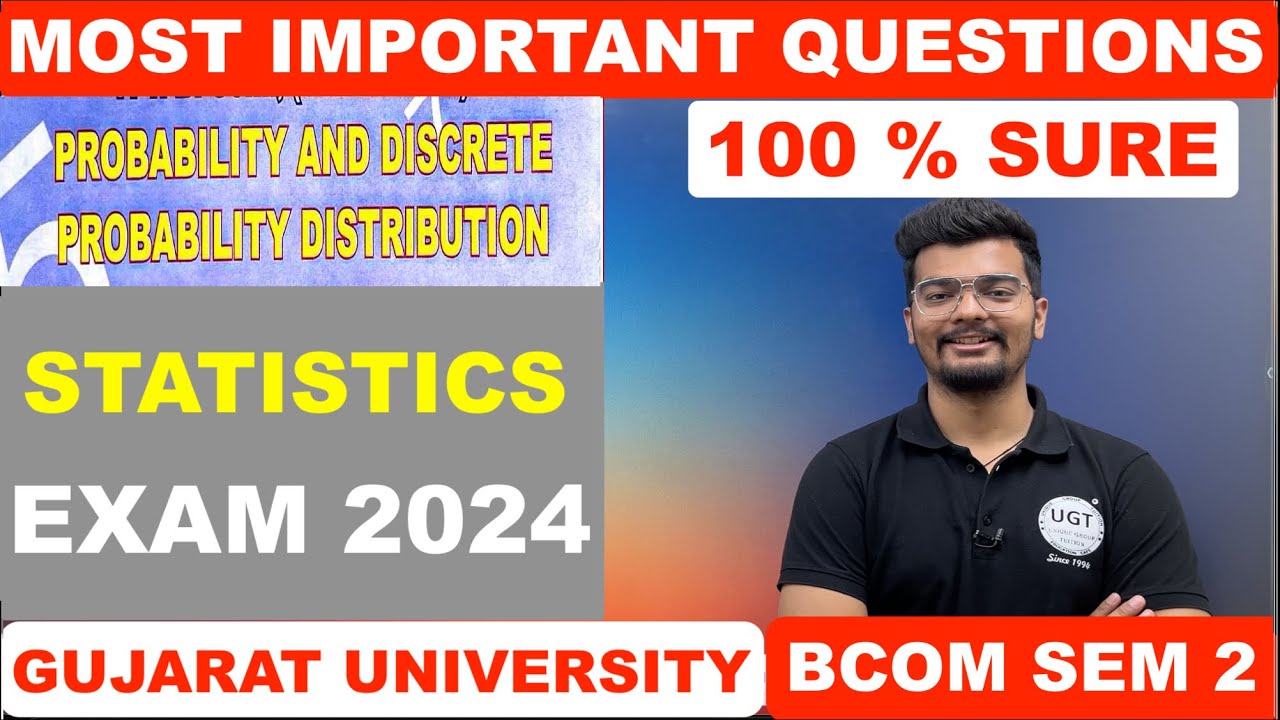 Statistics | Most Important Questions | Bcom Sem 2 As Per NEP 2020 | Gujarat University | UGT