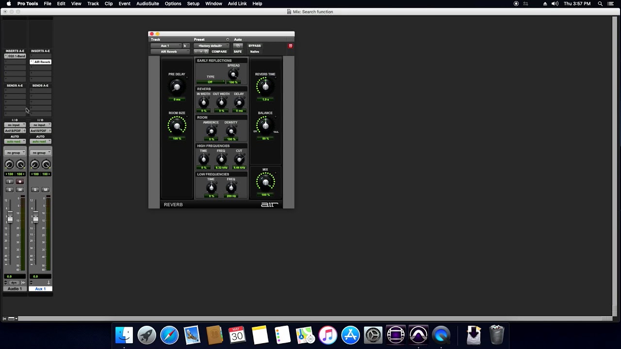 Función de Búsqueda en Protools