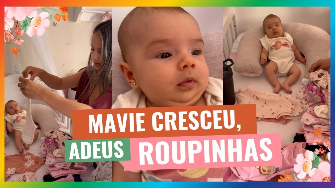 A Mavie Cresceu e já está Perdendo várias Roupinhas 🥺♥️