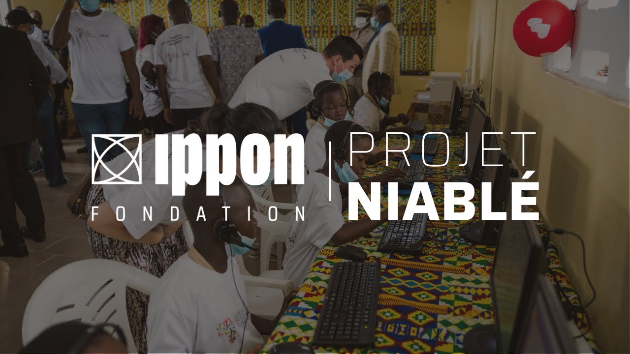 Fondation Ippon : 3 salles informatiques ouvertes à Niable avec la Fondation Didier Drogba