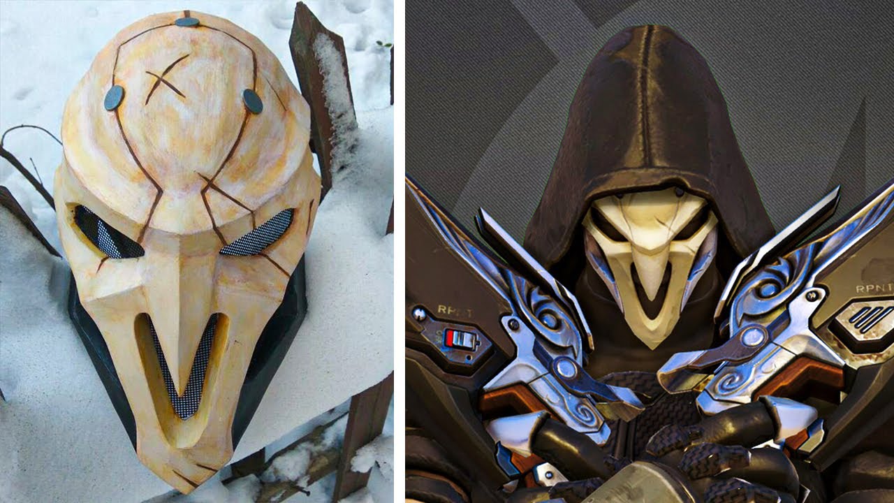 HOW TO MAKE REAPER MASK FROM OVERWATCH GAME