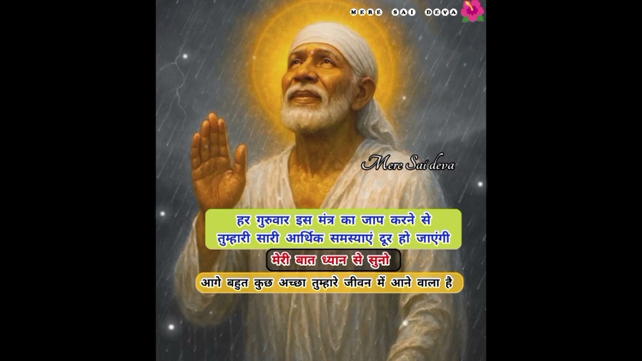ध्यानसेसुनो बड़ा धनलाभ होने वाला है SAI SANDESH/AajkaSaisandesh/todaysaisandesh/sairatrisandeshtoday