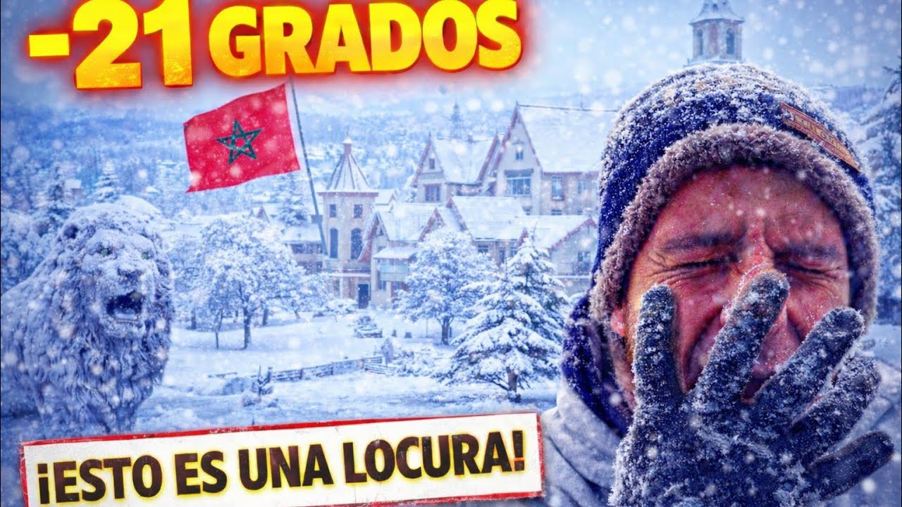 La ciudad MAS fria de africa?!❄️🇲🇦(hasta -21*GRADOS🥶)