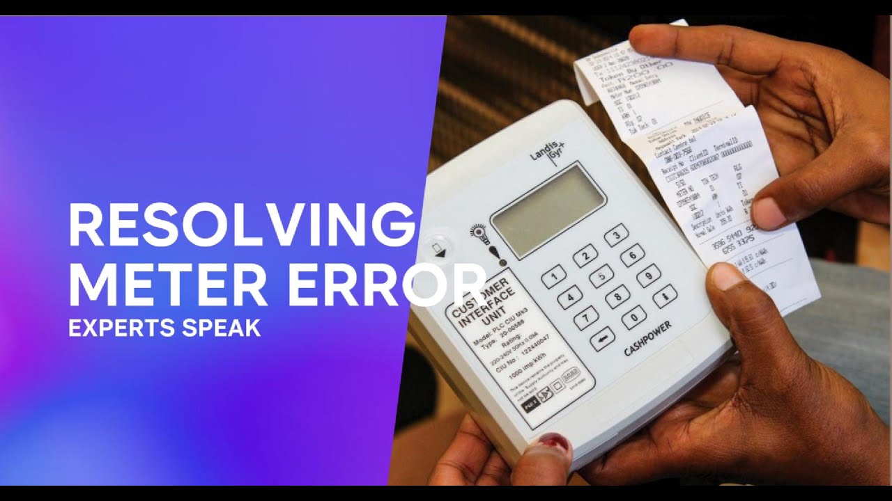AEDC Electricity meter reject ERROR message 