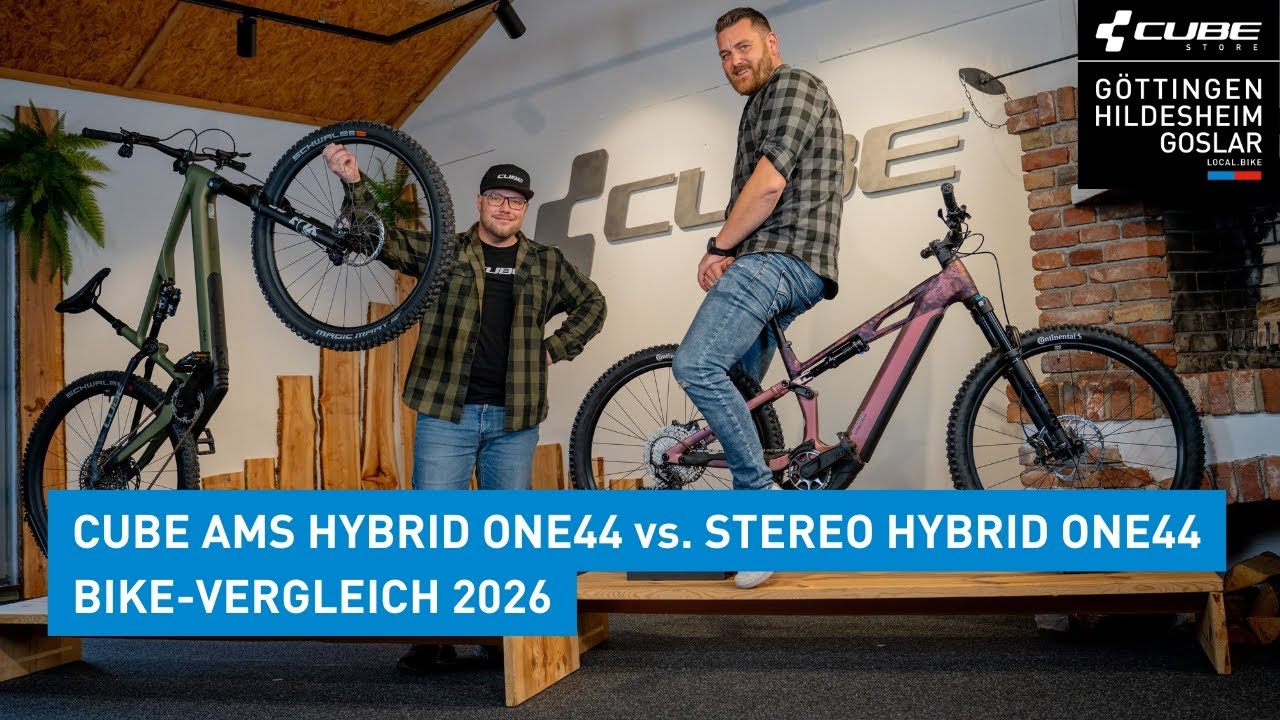 AMS oder Stereo ONE44? Der große CUBE E-MTB Vergleich