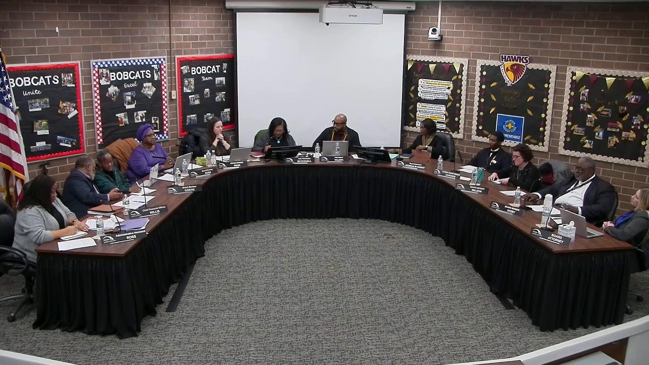 Peoria Board of Education Board Meeting January 26, 2026