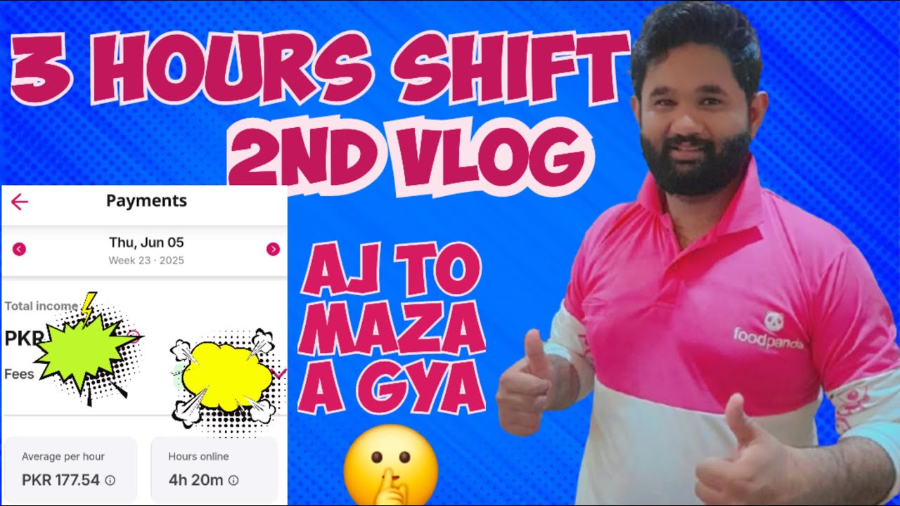 3 HOURS SHIFT ON FOODPANDA | NIGHT SHIFT | Aj To Kam Ka Maza A Gya😱 | FOODPANDA With Umar | 2nd Vlog