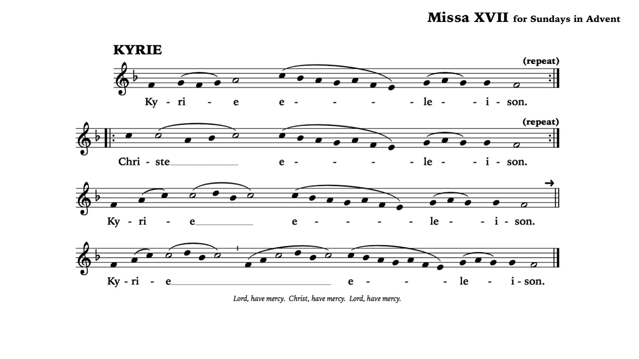 Missa XVII Rehearsal Video
