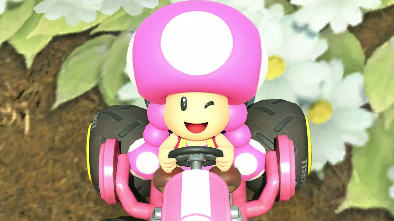 マリオカート ワールド キノピコの顔の表情 (フリーランのカメラ)