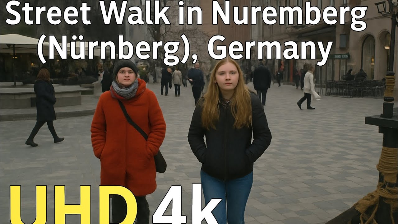 STREET WALK IN NUREMBERG (NÜRNBERG) GERMANY  #Germany #nuremberg #streetwalk #citywalk 