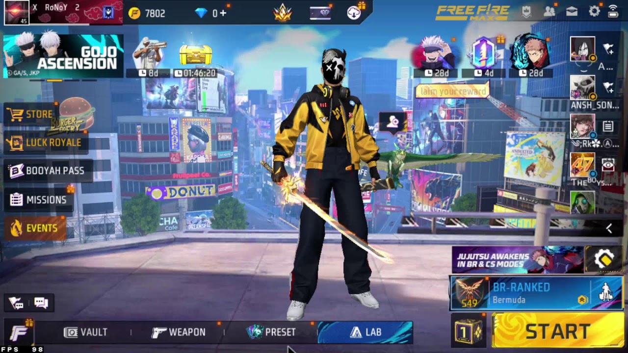 Ronoy Gamer Live Indian Server TRY  FREE FIRE X BETA X86#ffx86