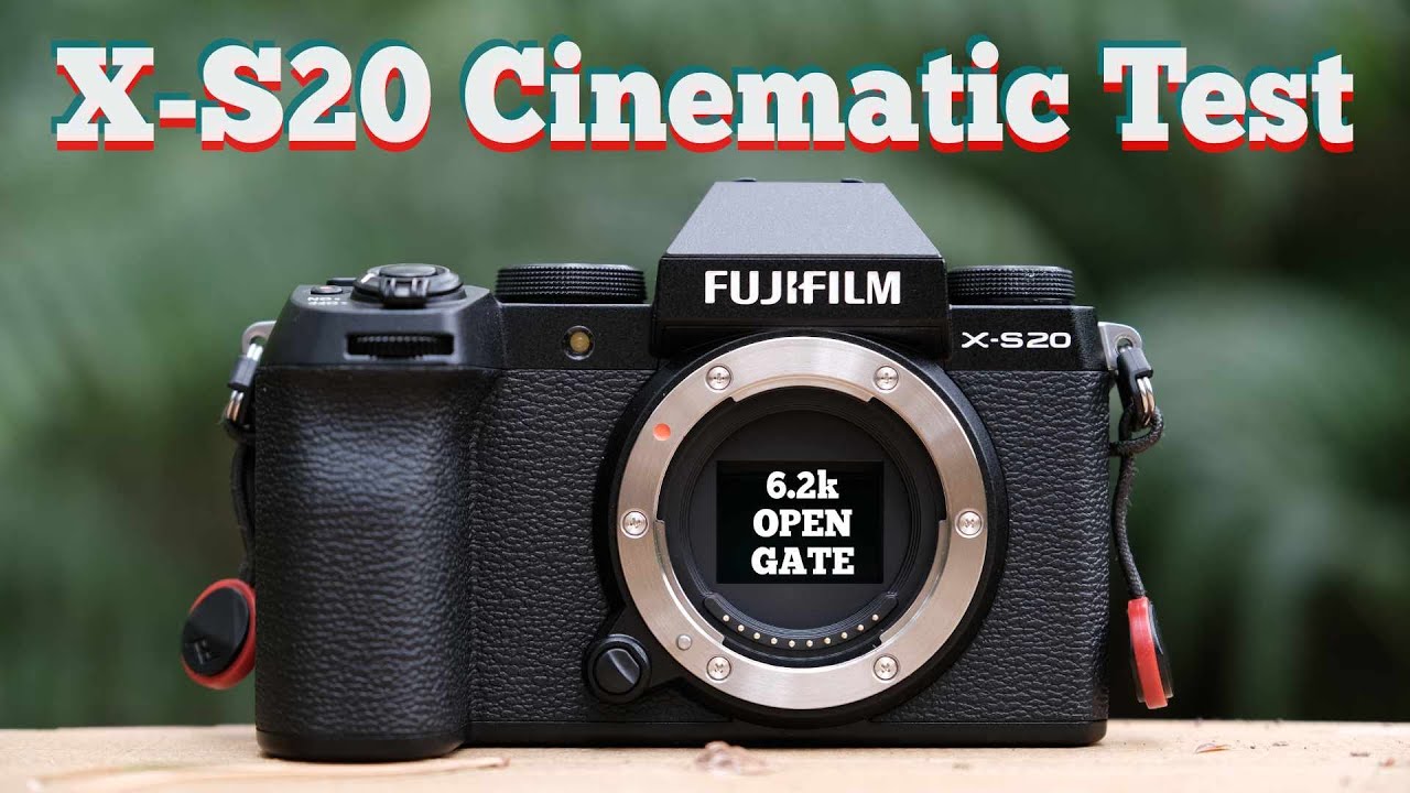 Fujifilm X-S20 Cinematic Test - 6.2k Open Gate