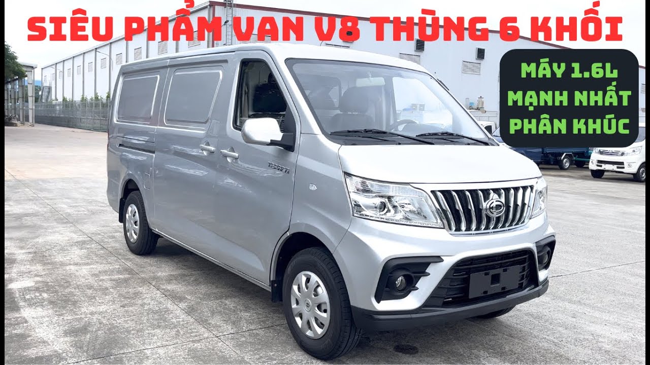 VAN TERA V8 2S Thùng 6 khối Động cơ 1.6L Đánh giá và trải nghiệm thực tế| Đối thủ Thaco Van TF480