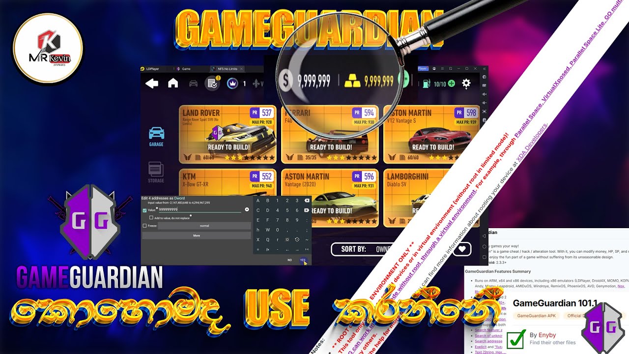 How to use the official GameGuardian: Step-by-step guide for beginners (NFS no limits)