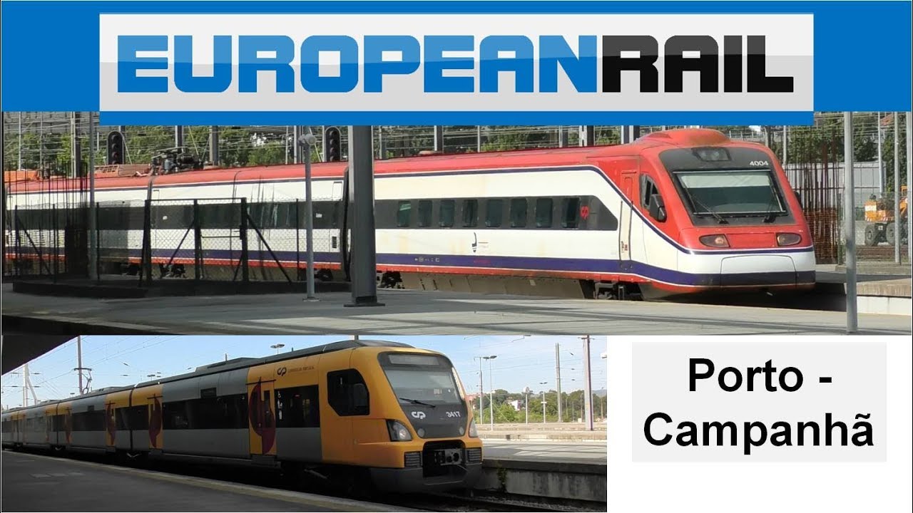 Comboios de Portugal Suburbano 3400 & Alfa Pendular 4000 Series Trains at Porto Campanhã