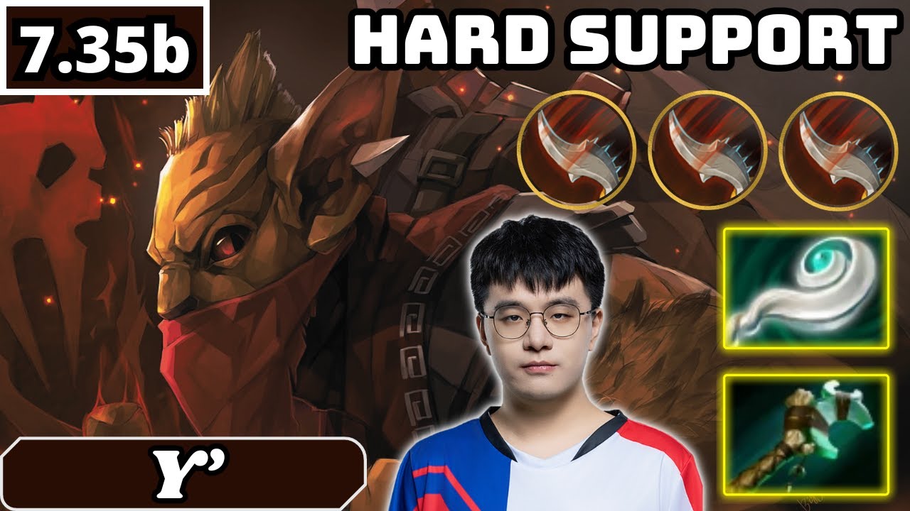 7.35b - Y' BOUNTY HUNTER Hard Support Gameplay - Dota 2 Full Match Gameplay