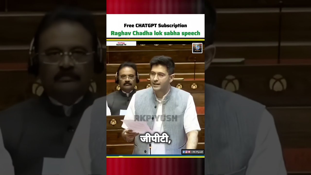 Raghav Chadha lok sabha speech | #shortvideo