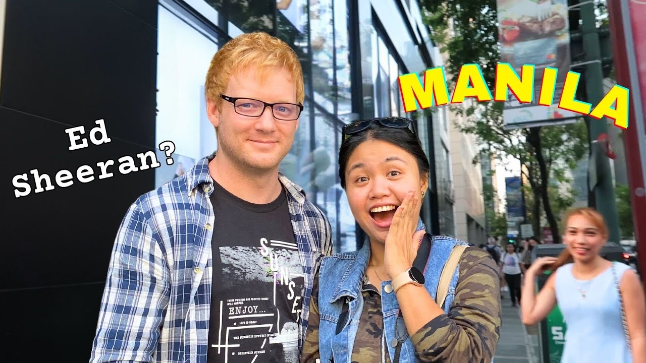 3 hours as Ed Sheeran in Manila. I Was SHOCKED at the Reactions