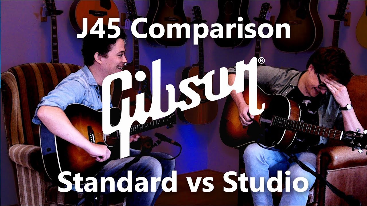 Gibson 2019 J45 против J45 Studio | TFOA