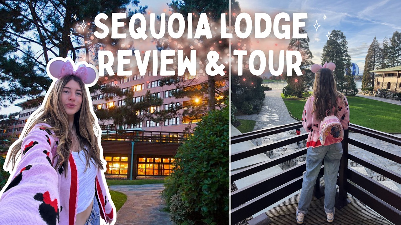 Обзор и экскурсия по номеру в отеле Sequoia Lodge в Диснейленде в Париже | Проживание во время ре...