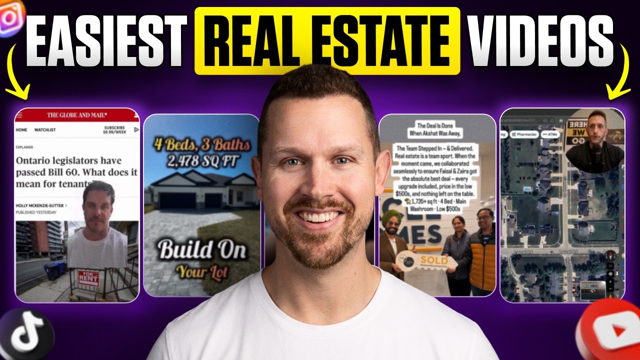 Realtors: 5 EASY Social Media Posts That Generate Leads (NO EDITING REQUIRED)