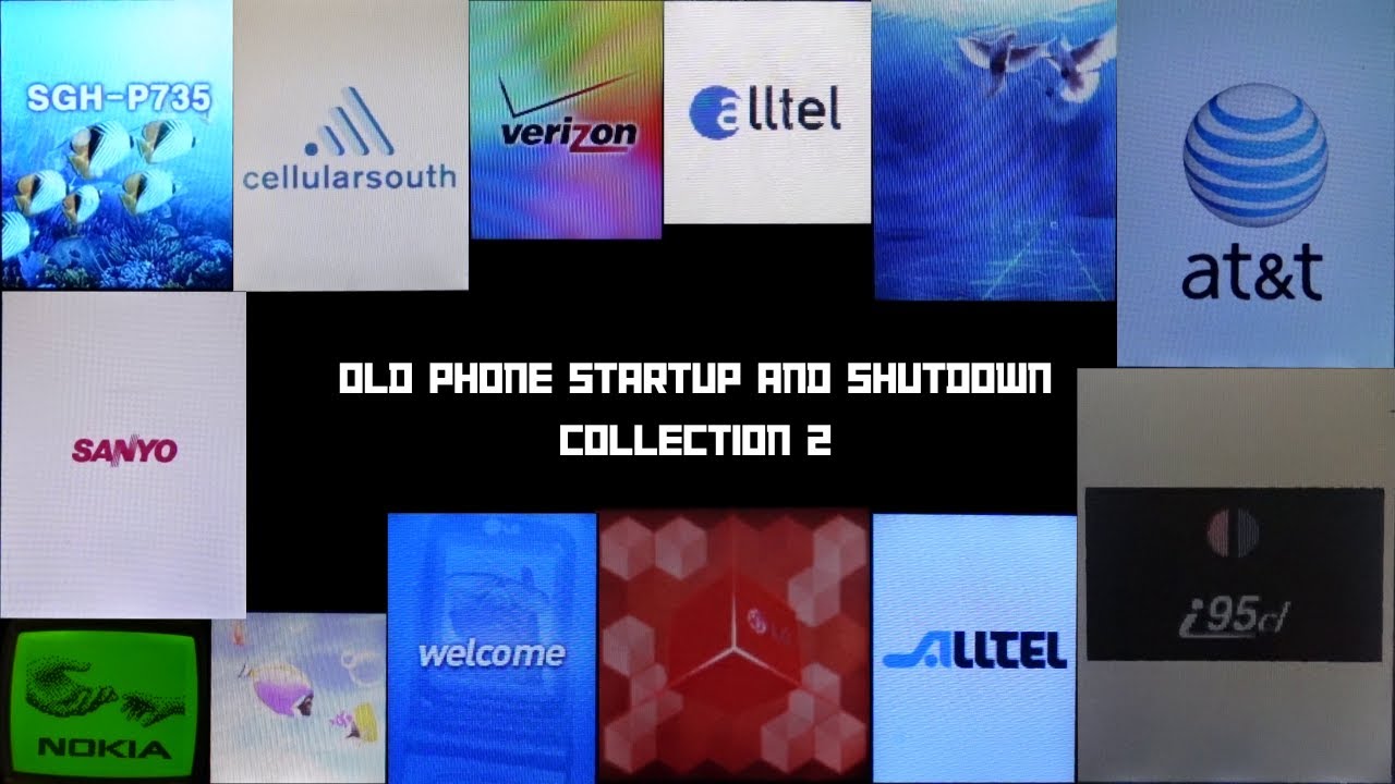 Startup and Shutdown of Old Phones Video Collection Part 2