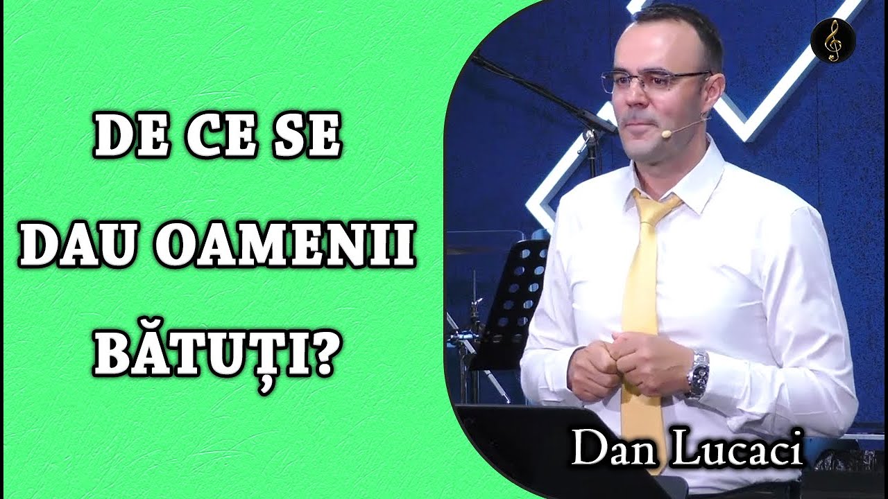 Dan Lucaci - De ce se dau oamenii bătuți? - Psalmul 11:3 | PREDICA