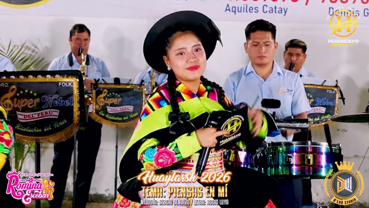 Romina Escobar - Piensas En Mi / Primicia 2026 Huaylarsh Moderno (Solo Éxito 2026)