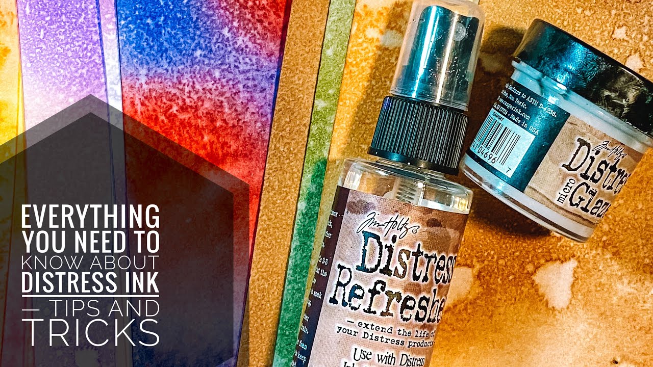 Everything You Need to Know About Distress Ink