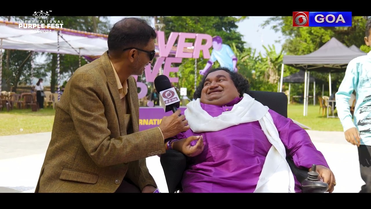 International Purple Fest 2024: The  Wheelchair Warrior's Inspiring Story | Doordarshan Goa Extras