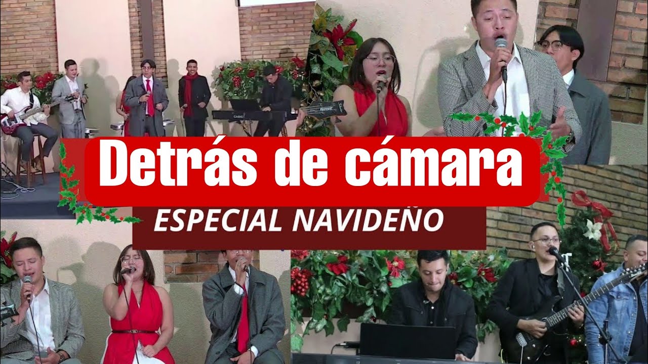 Detrás de cámara de especial navideño HopeBand