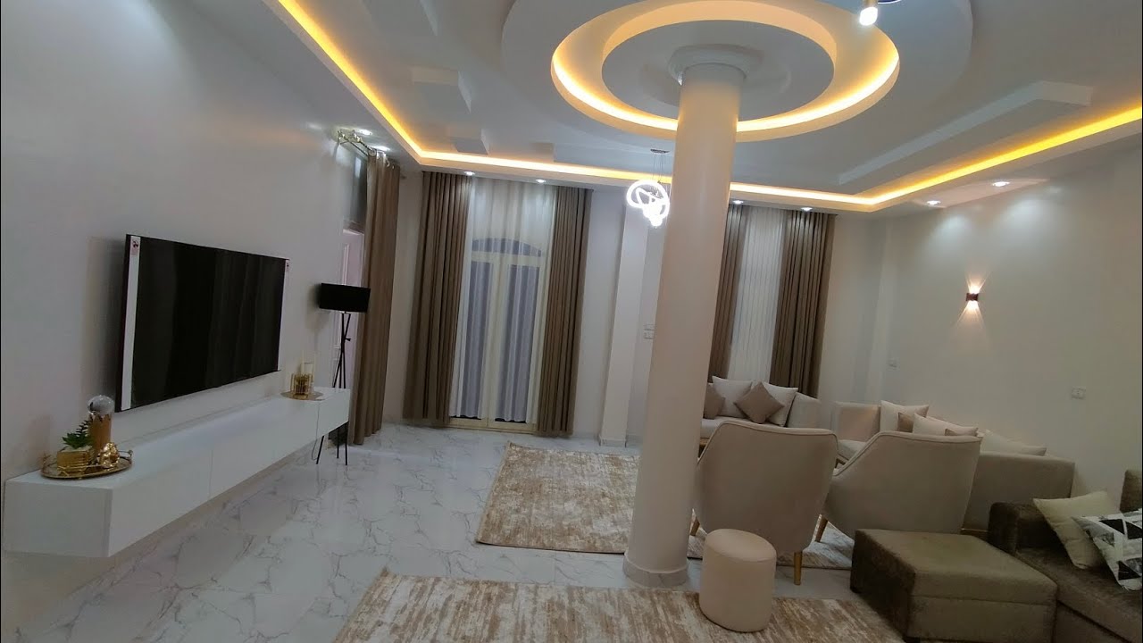 شقة عروسه القاهره  عريسها عملها شقتين واحده خاصه بيها وواحده للضيوف 🤍🤍