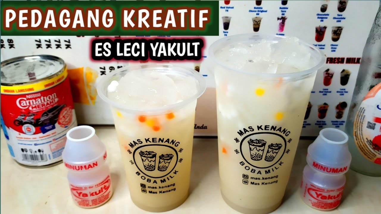 Es Leci Yakult || usaha modal kecil menjanjikan