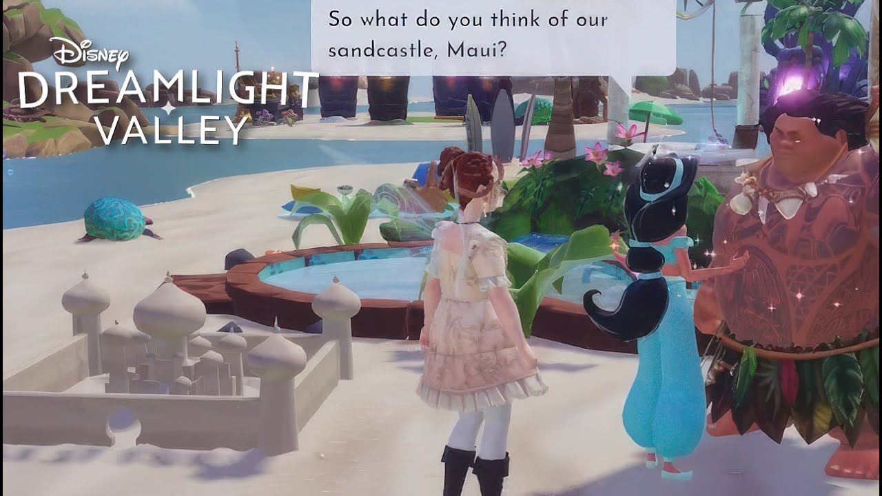 Disney Dreamlight Valley Jasmine Level 4 Friendship Quest