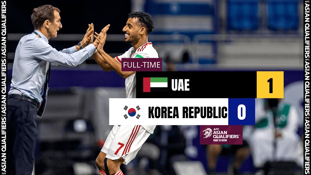 #AsianQualifiers - Group A | United Arab Emirates 1 - 0 Korea Republic