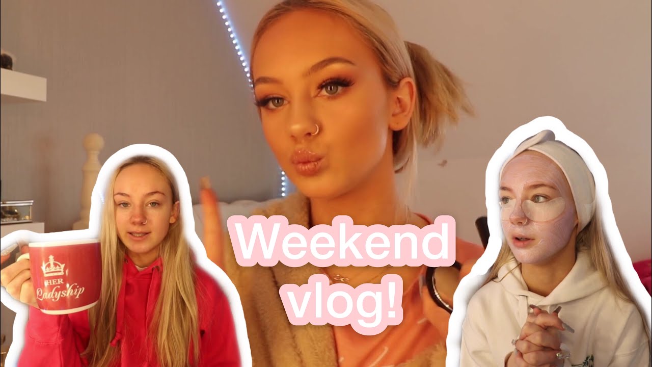 A weekend in lockdown vlog // Online college vlog !