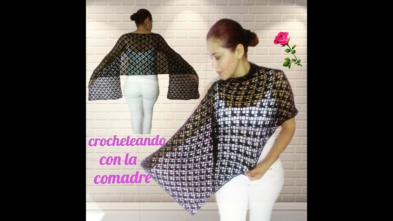 #GRADUACIONES#ESTOLA tutorial estola elegante facil y rapido crocheteando con la comadre