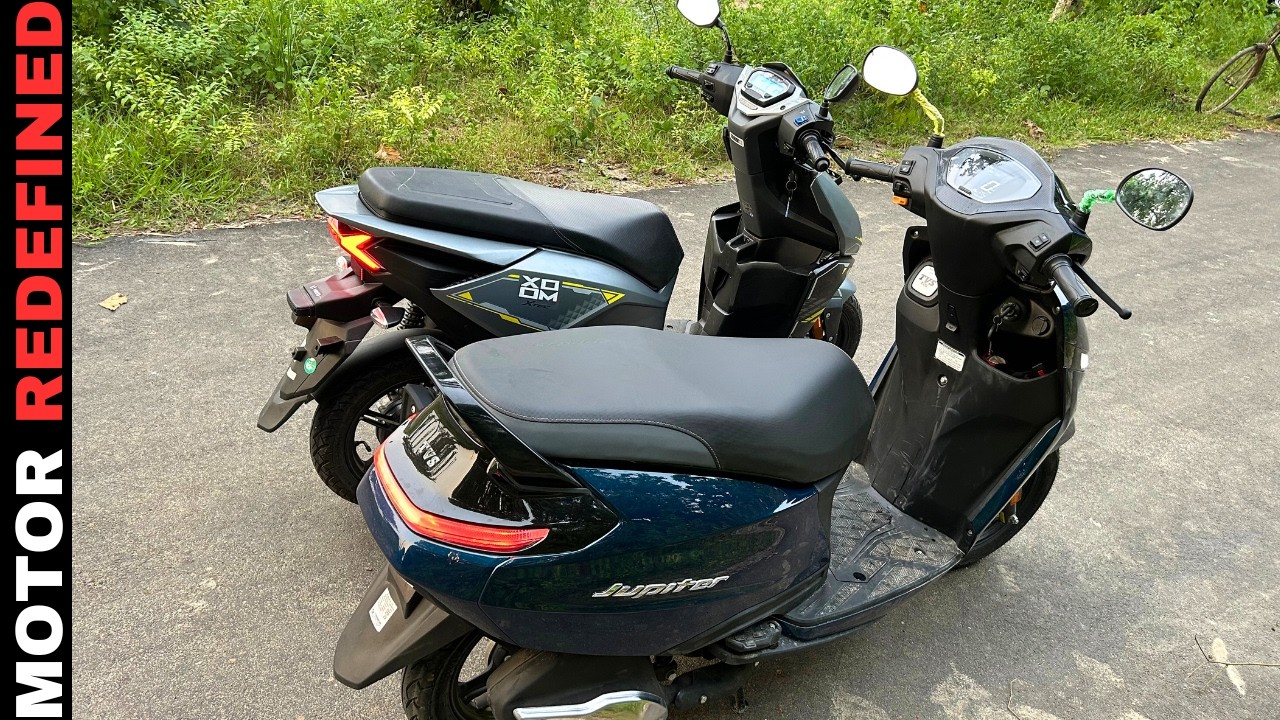 2024 TVS Jupiter 110 Vs Hero Xoom 110 Combat Edition Ride Comparison | Motor Redefined.