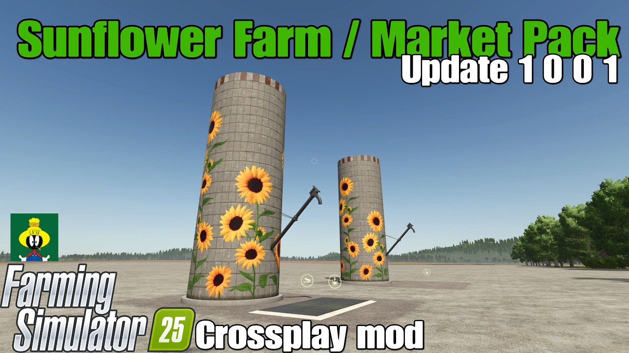 Sunflower Farm & Market Pack / FS25 crossplay mod