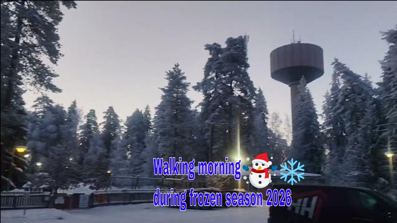 For today update from Hollola south of Finland during frozen season 2026 ❄️🇫🇮