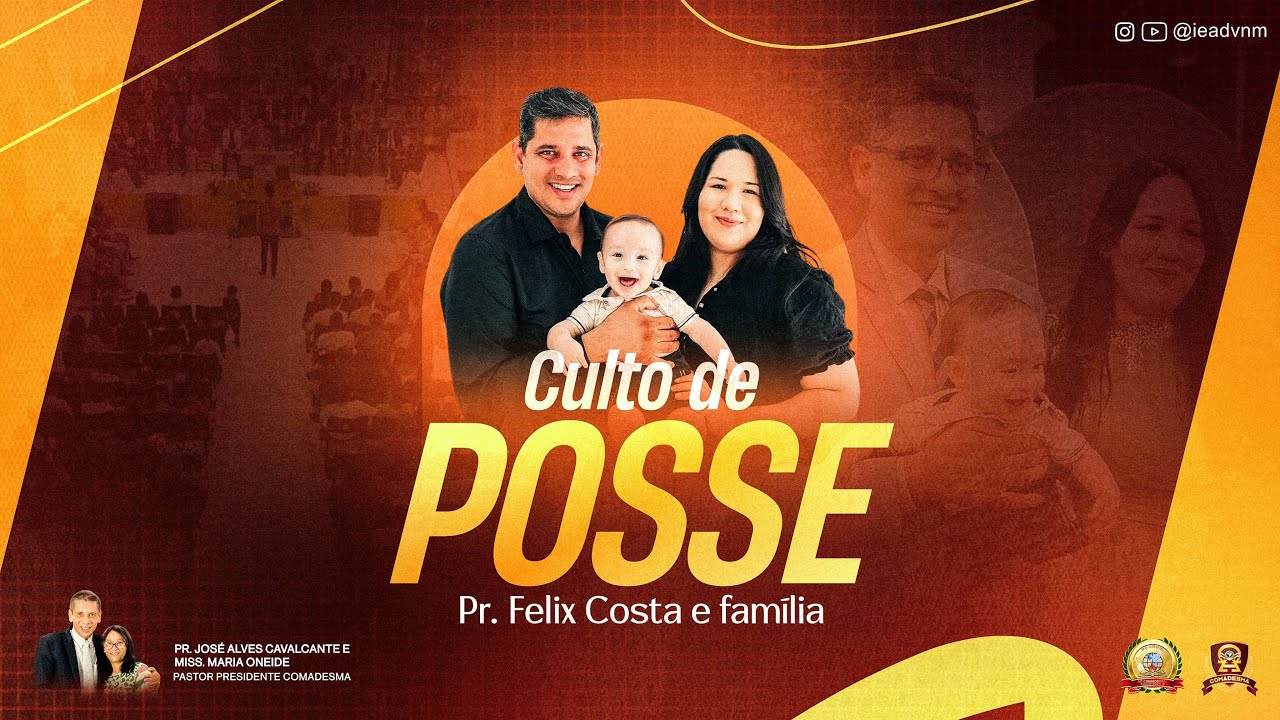 AD COMADESMA| CULTO DE POSSE DO PASTOR FELIX  COSTA  E FAMÍLIA - VILA NOVA DOS MARTÍRIOS - MA