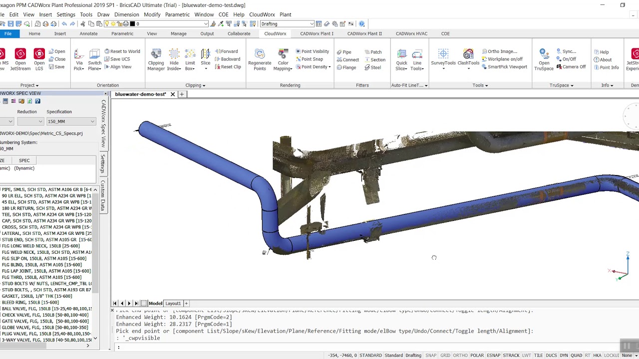 Cadworx Piping & Elbows