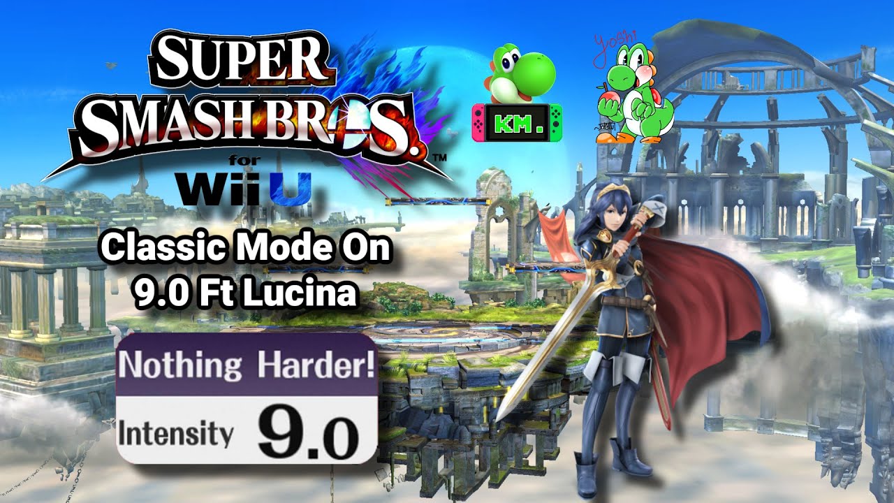 Super Smash Bros for Wii U: Classic Mode on 9.0 Ft Lucina (No Continues Cleared)