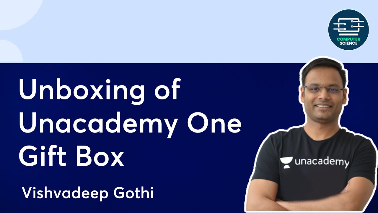 Unboxing of Unacademy One Gift Box | Vishvadeep Gothi | #VDEEP10