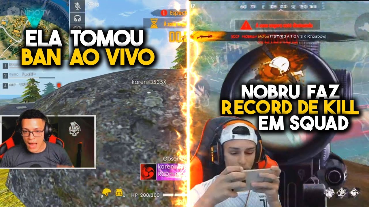 CEROL MORRE PRA HACK E ACONTECE ALGO INUSITADO, NOBRU FAZ RECORD DE KILL EM SQUAD (Clips)