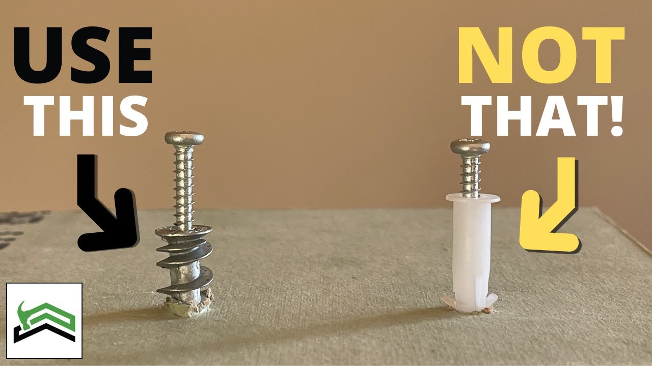 Stop Using Cheap Drywall Anchors | No Drill Needed