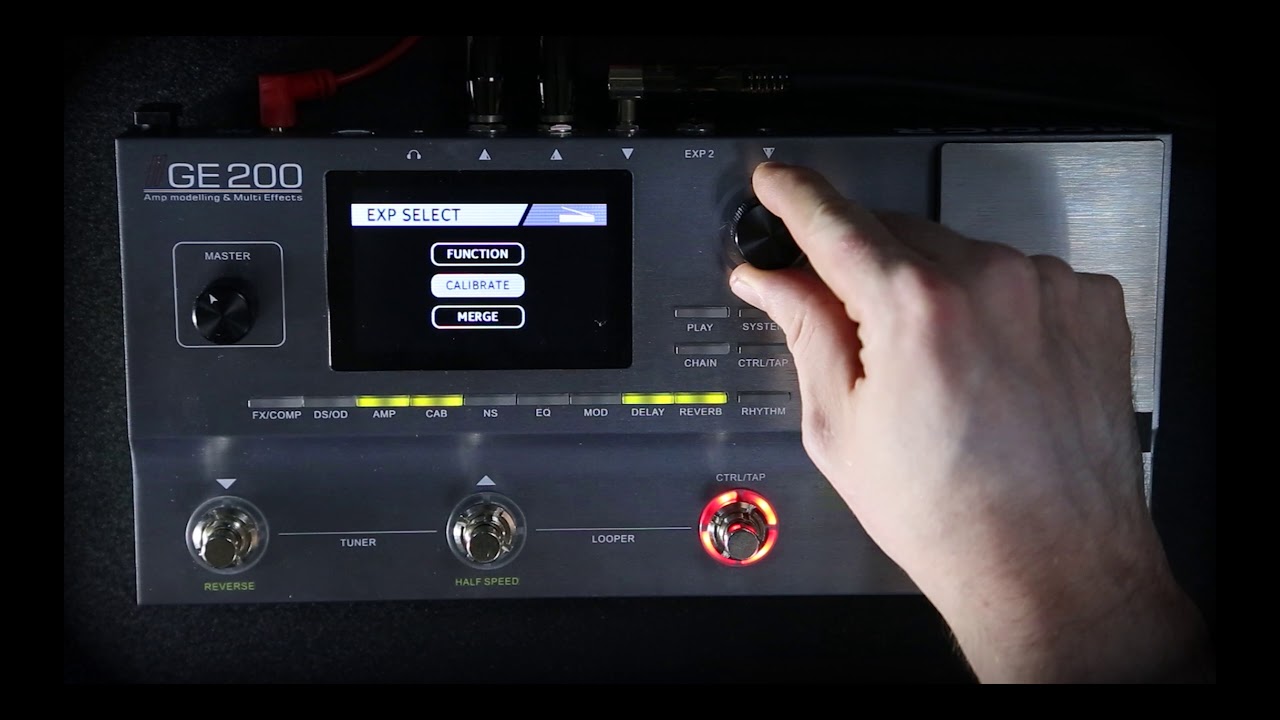 MOOER GE200 Tutorial Part - 3  EXP and MERGE