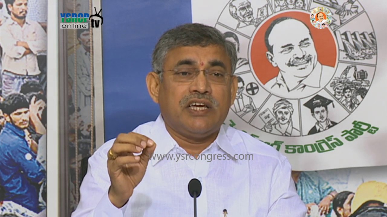 Narayana Reddy's murder is Pre planned & YSRCP Demands CBI enquiry : Venu Gopala Krishna